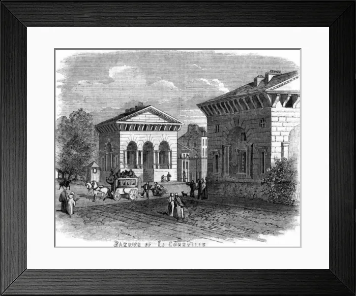 Framed Print : Paris, France - Barriere de la Courtille, Belleville Framed Print : Paris, France - Barriere de la Courtille, Belleville