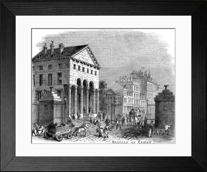 Framed Print : Paris, France - Barriere de Clichy Framed Print : Paris, France - Barriere de Clichy