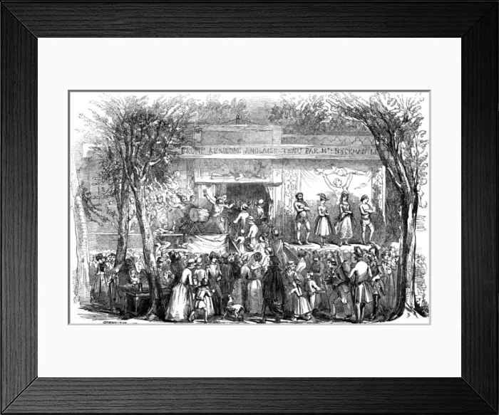 Framed Print : Paris, France - Barriers, booths outside city limits Framed Print : Paris, France - Barriers, booths outside city limits