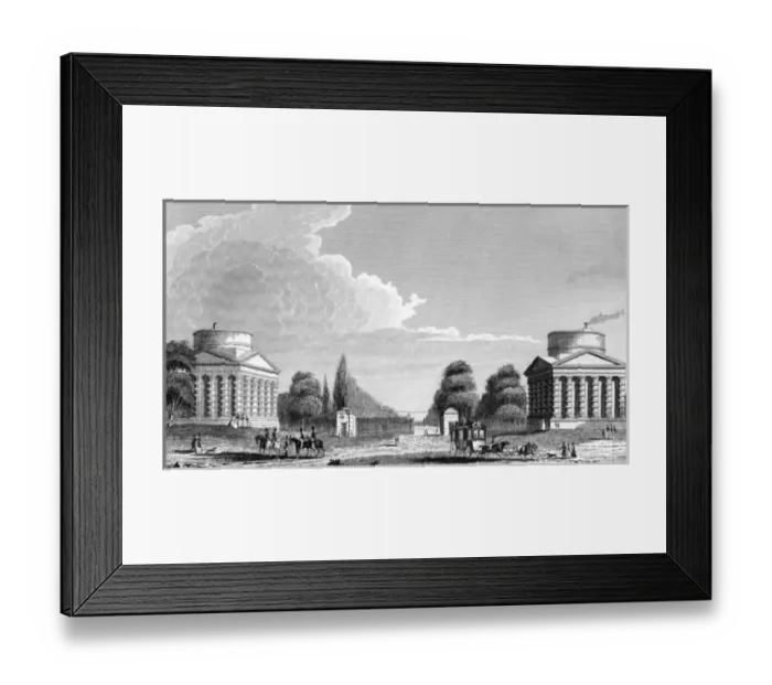 Framed Print : Paris, France - Barriere de l Etoile, de Neuilly Framed Print : Paris, France - Barriere de l Etoile, de Neuilly