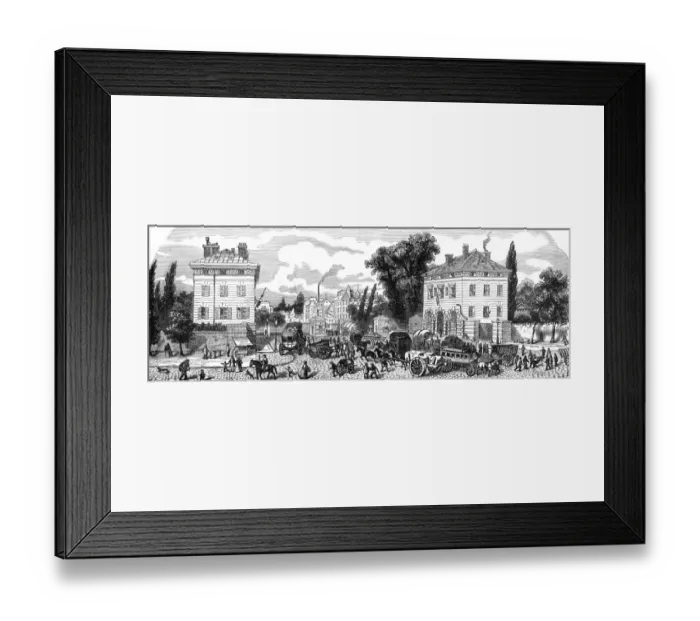 Framed Print : Paris, France - Barriere d Enfer