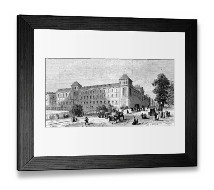 Framed Print : Paris, France - College Chaptal Framed Print : Paris, France - College Chaptal