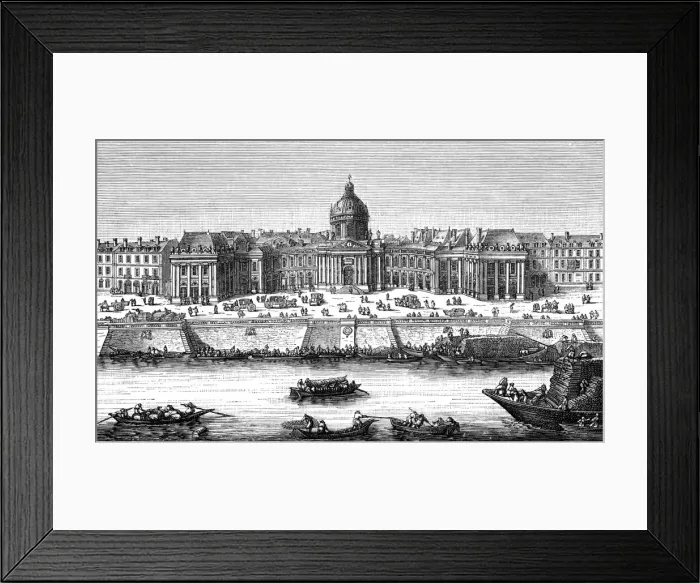 Framed Print : Paris, France - College des Quatre Nations Framed Print : Paris, France - College des Quatre Nations