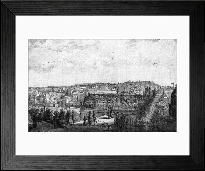 Framed Print : Paris, France - Les Grands boulevards et ses Jardins Framed Print : Paris, France - Les Grands boulevards et ses Jardins