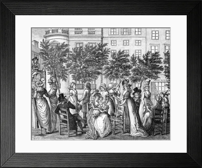 Framed Print : Paris, France - Boulevard des Italiens Framed Print : Paris, France - Boulevard des Italiens