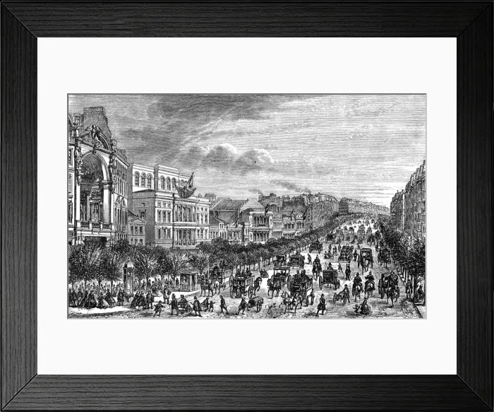 Framed Print : Paris, France - Boulevard du Temple Framed Print : Paris, France - Boulevard du Temple