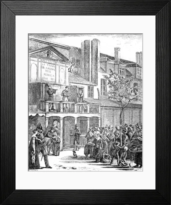 Framed Print : Paris, France - Boulevard du Temple