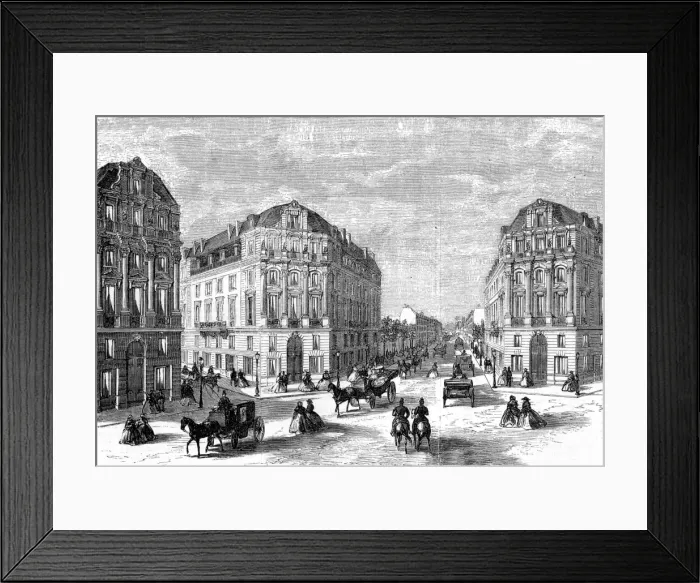 Framed Print : Paris, France - Boulevard Malesherbes Framed Print : Paris, France - Boulevard Malesherbes