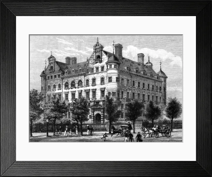 Framed Print : New headquarters of the Metropolitan Police, London Framed Print : New headquarters of the Metropolitan Police, London