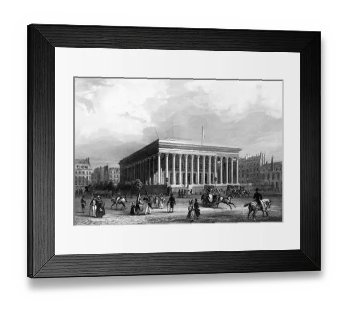 Framed Print : Paris, France - La Bourse Framed Print : Paris, France - La Bourse
