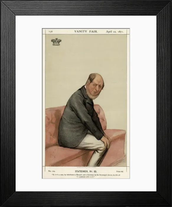Framed Print : George Phipps, 2nd Marquess of Normanby Framed Print : George Phipps, 2nd Marquess of Normanby