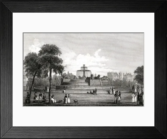 Framed Print : Paris, France - Chateau d Eau and its Fontaine de Girard Framed Print : Paris, France - Chateau d Eau and its Fontaine de Girard
