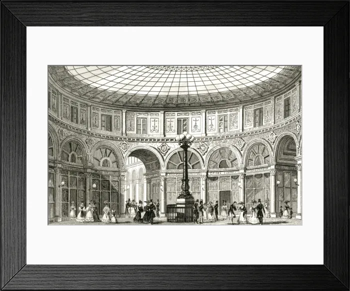 Framed Print : Paris, France - Passage Colbert Framed Print : Paris, France - Passage Colbert