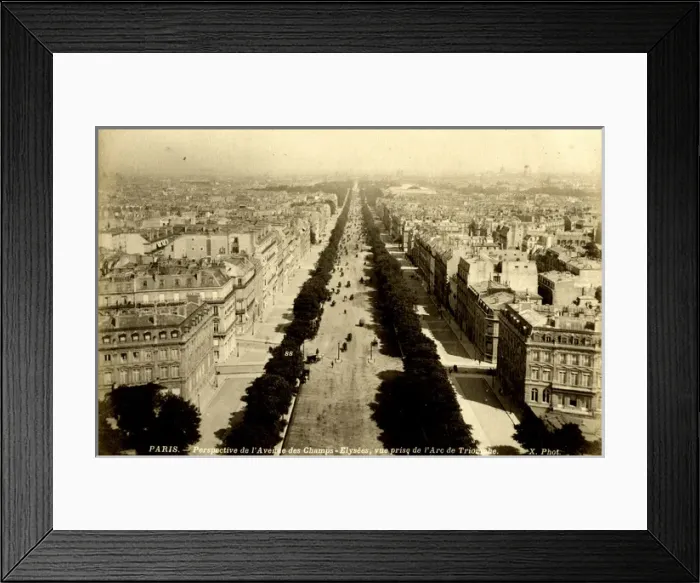 Framed Print : Paris, France - Champs-Elysees Framed Print : Paris, France - Champs-Elysees