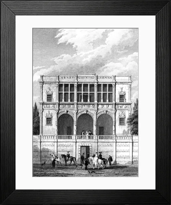 Framed Print : Paris, France - Champs-Elysees, House of Francois 1st Framed Print : Paris, France - Champs-Elysees, House of Francois 1st