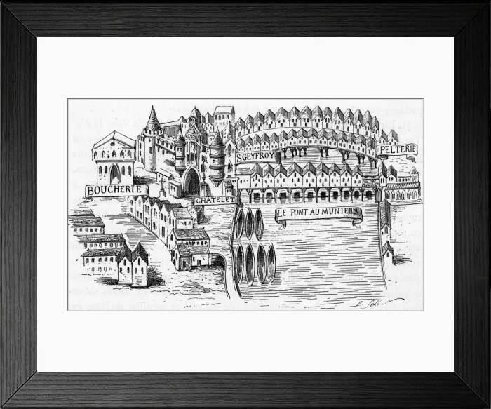 Framed Print : Paris, France - Chatelet Framed Print : Paris, France - Chatelet