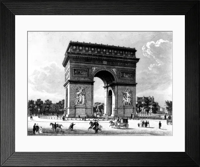 Framed Print : Paris, France - Arc de Triomphe Framed Print : Paris, France - Arc de Triomphe