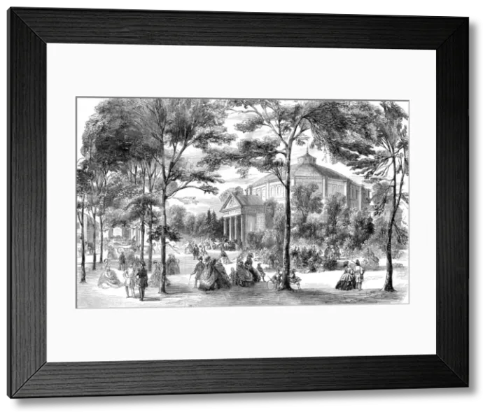 Framed Print : Paris, France - Champs Elysees (Langlois Panorama) Framed Print : Paris, France - Champs Elysees (Langlois Panorama)