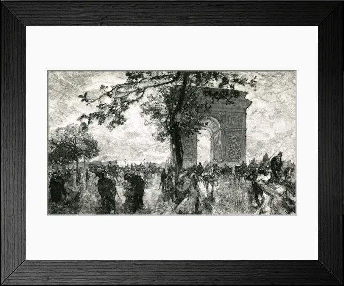 Framed Print : Paris, France - Arc de Triomphe Framed Print : Paris, France - Arc de Triomphe
