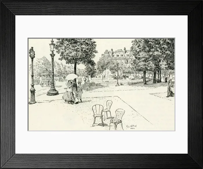Framed Print : Paris, France - Champs-Elysees Framed Print : Paris, France - Champs-Elysees