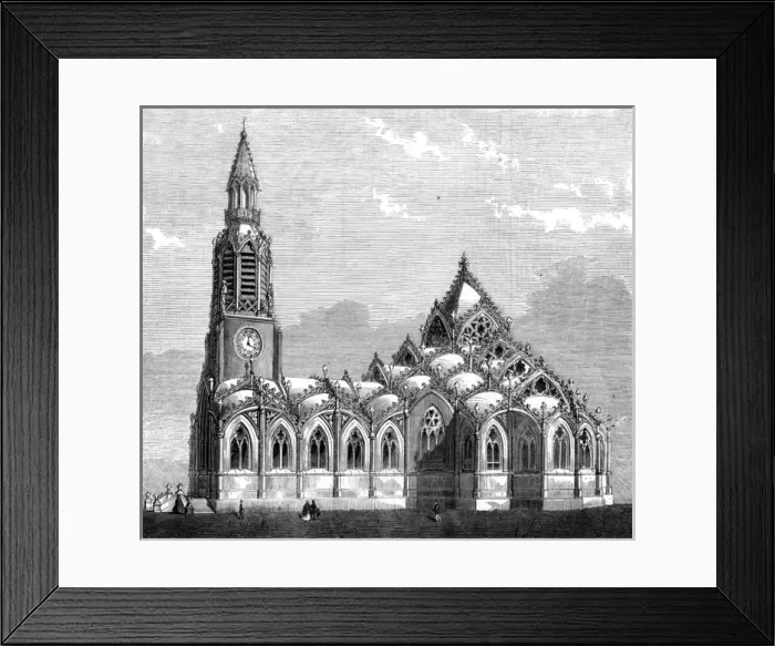 Framed Print : Paris, France - Eglise Saint-Andre, Chaussee d Antin Framed Print : Paris, France - Eglise Saint-Andre, Chaussee d Antin