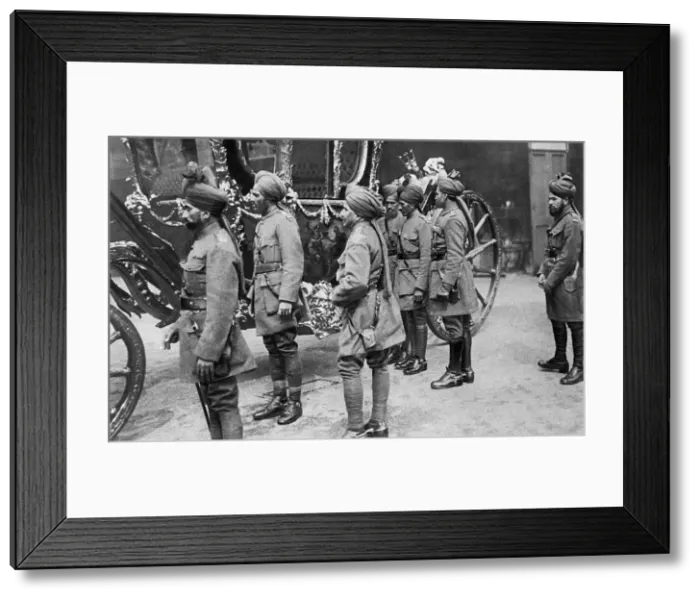 Framed Print : Indian cavalry officers during World War I Framed Print : Indian cavalry officers during World War I