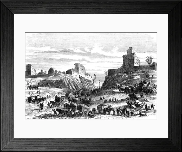 Framed Print : Paris, France - Rebuilding Rue Monge, Rive Gauche Framed Print : Paris, France - Rebuilding Rue Monge, Rive Gauche
