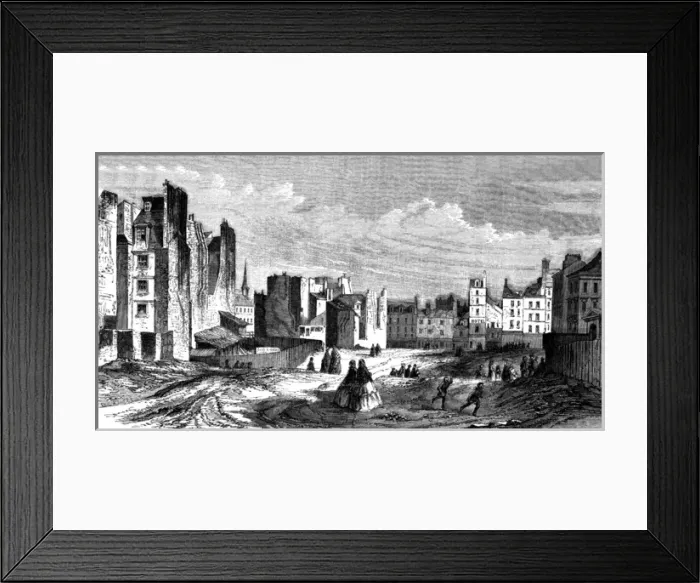 Framed Print : Paris, France - Rebuilding Place Cambrai Framed Print : Paris, France - Rebuilding Place Cambrai