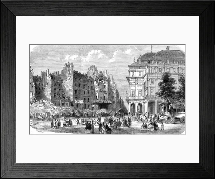 Framed Print : Paris, France - Building of Rue de L Imperatrice Framed Print : Paris, France - Building of Rue de L Imperatrice