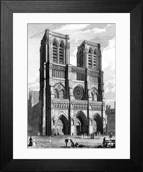 Framed Print : Paris, France - Notre-Dame Framed Print : Paris, France - Notre-Dame