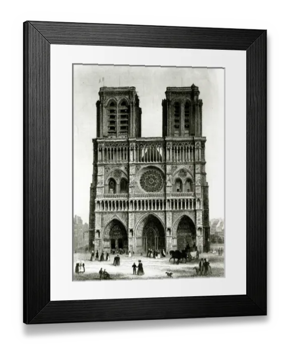 Framed Print : Paris, France - Notre-Dame Framed Print : Paris, France - Notre-Dame