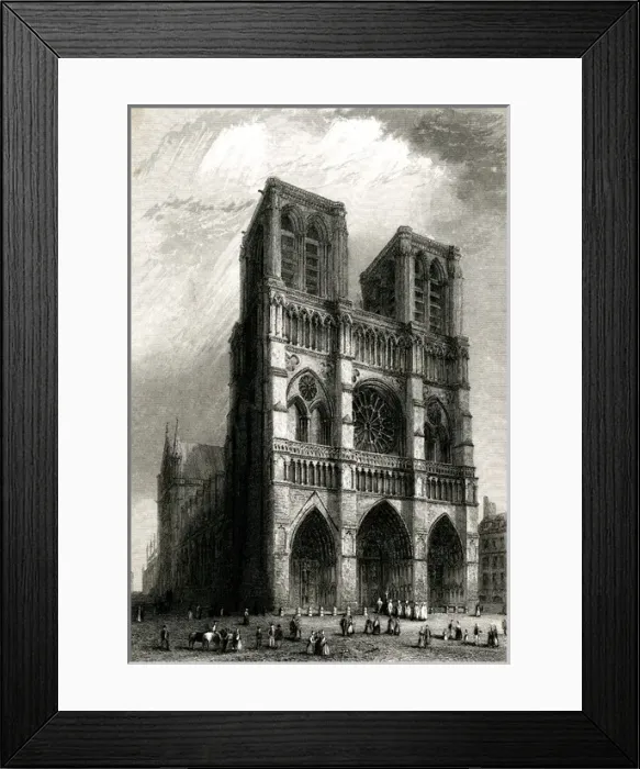 Framed Print : Paris, France - Notre-Dame Framed Print : Paris, France - Notre-Dame
