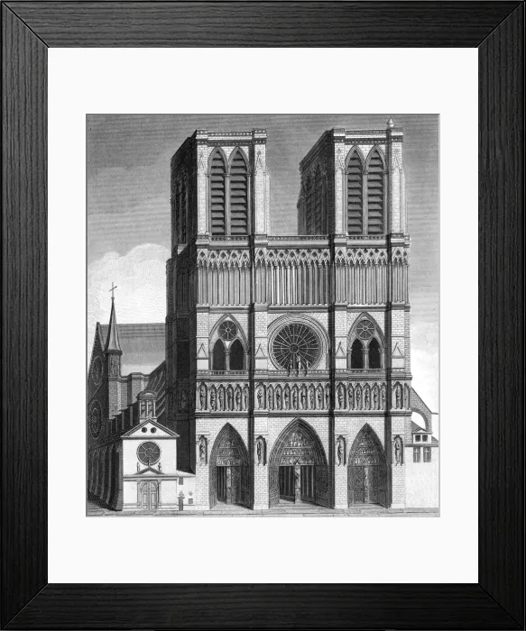 Framed Print : Paris, France - Notre-Dame Framed Print : Paris, France - Notre-Dame