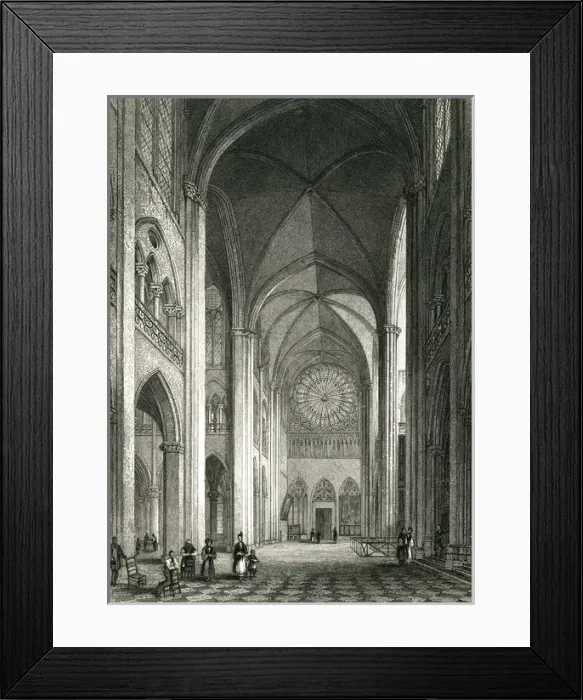 Framed Print : Paris, France - Notre-Dame Framed Print : Paris, France - Notre-Dame
