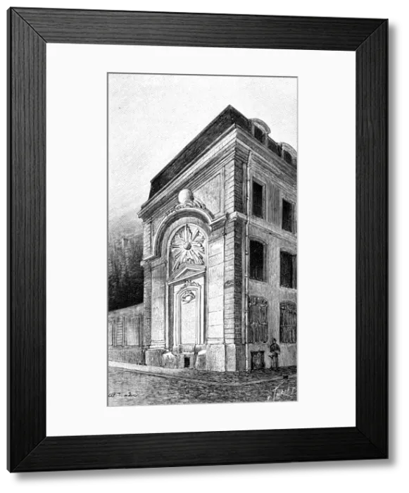 Framed Print : Paris, France - Facade de la Chapelle du College Grandmont Framed Print : Paris, France - Facade de la Chapelle du College Grandmont