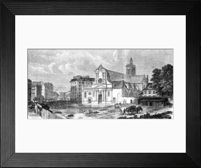 Framed Print : Paris, France - Eglise de Saint Laurent Framed Print : Paris, France - Eglise de Saint Laurent