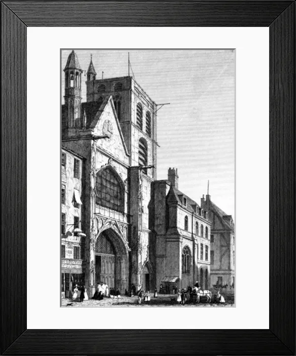 Framed Print : Paris, France - Eglise Saint Merri, rue Saint Martin Framed Print : Paris, France - Eglise Saint Merri, rue Saint Martin