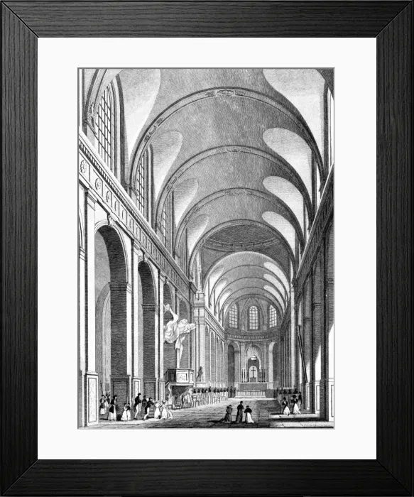 Framed Print : Paris, France - Eglise Saint Roch Framed Print : Paris, France - Eglise Saint Roch
