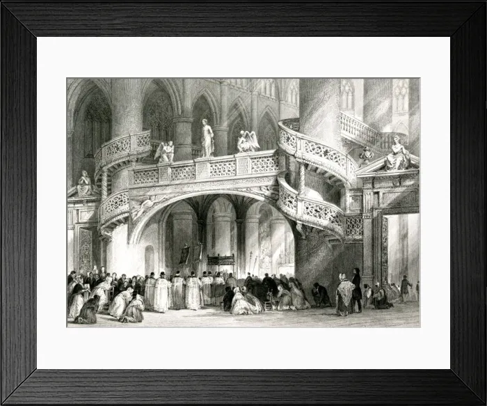 Framed Print : Paris, France - Eglise Saint-Etienne du Mont Framed Print : Paris, France - Eglise Saint-Etienne du Mont