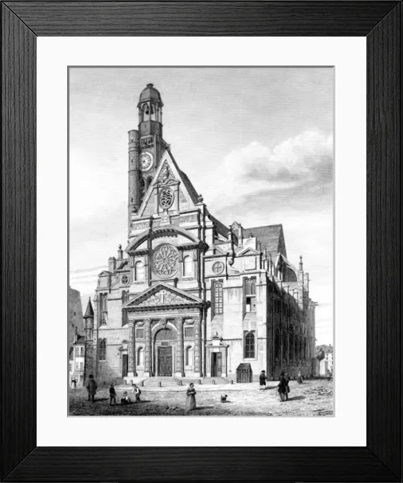 Framed Print : Paris, France - Eglise Saint-Etienne du Mont Framed Print : Paris, France - Eglise Saint-Etienne du Mont