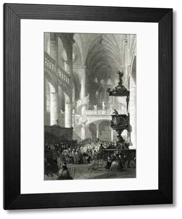 Framed Print : Paris, France - Eglise Saint-Etienne du Mont Framed Print : Paris, France - Eglise Saint-Etienne du Mont