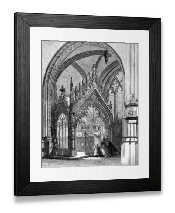 Framed Print : Paris, France - Eglise Saint-Etienne du Mont Framed Print : Paris, France - Eglise Saint-Etienne du Mont