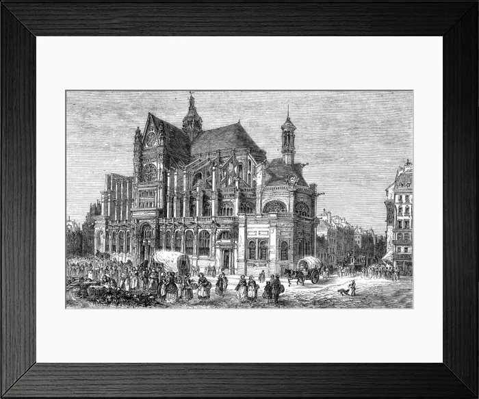 Framed Print : Paris, France - Eglise Saint Eustache Framed Print : Paris, France - Eglise Saint Eustache