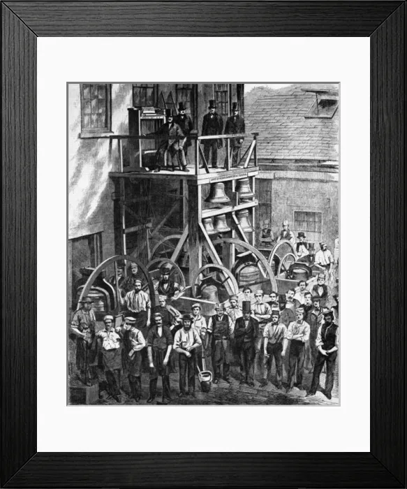 Framed Print : Bells for Christ Church, Boston, Massachusetts Framed Print : Bells for Christ Church, Boston, Massachusetts