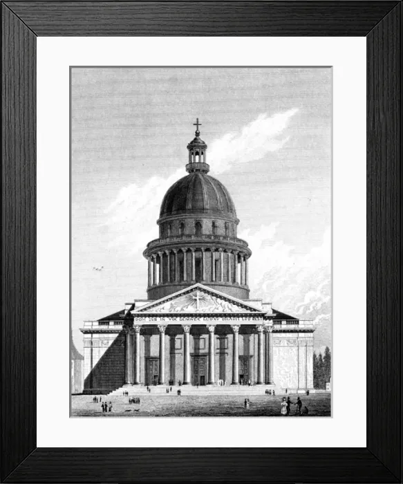 Framed Print : Paris, France - Eglise Sainte-Genevieve Framed Print : Paris, France - Eglise Sainte-Genevieve