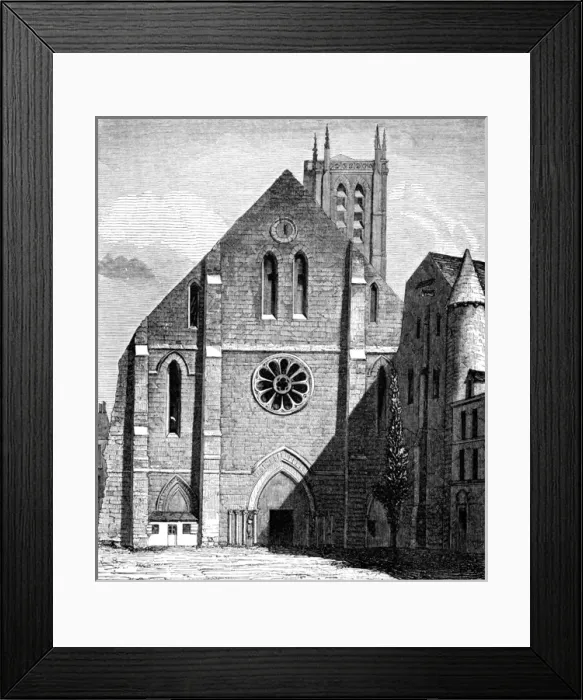 Framed Print : Paris, France - Eglise Sainte-Genevieve Framed Print : Paris, France - Eglise Sainte-Genevieve