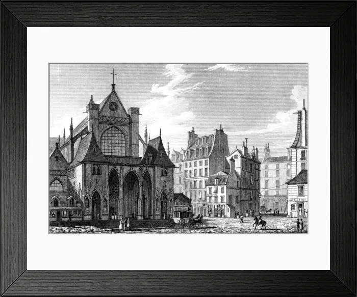 Framed Print : Paris, France - Eglise Saint Germain L Auxerrois Framed Print : Paris, France - Eglise Saint Germain L Auxerrois