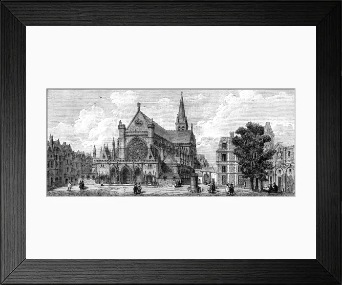 Framed Print : Paris, France - Eglise Saint Germain L Auxerrois Framed Print : Paris, France - Eglise Saint Germain L Auxerrois