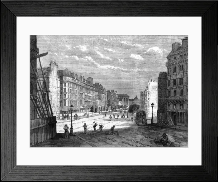 Framed Print : Paris, France - Boulevard Malesherbes Framed Print : Paris, France - Boulevard Malesherbes
