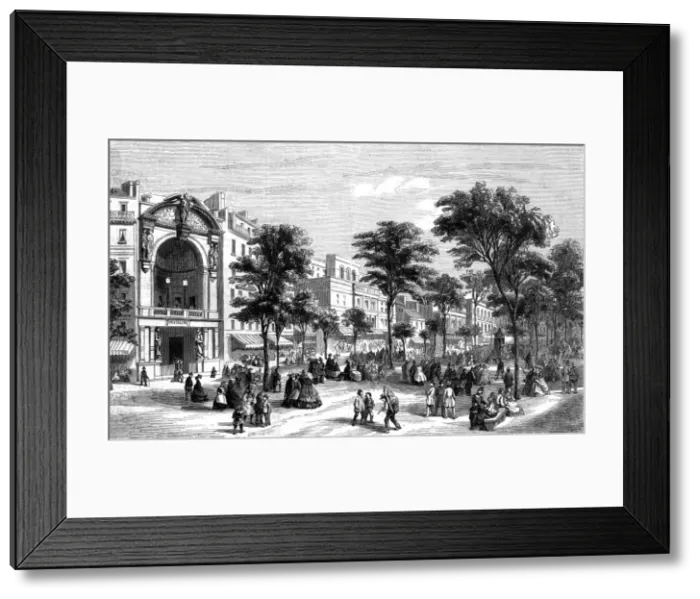 Framed Print : Paris, France - Boulevard du Temple Framed Print : Paris, France - Boulevard du Temple